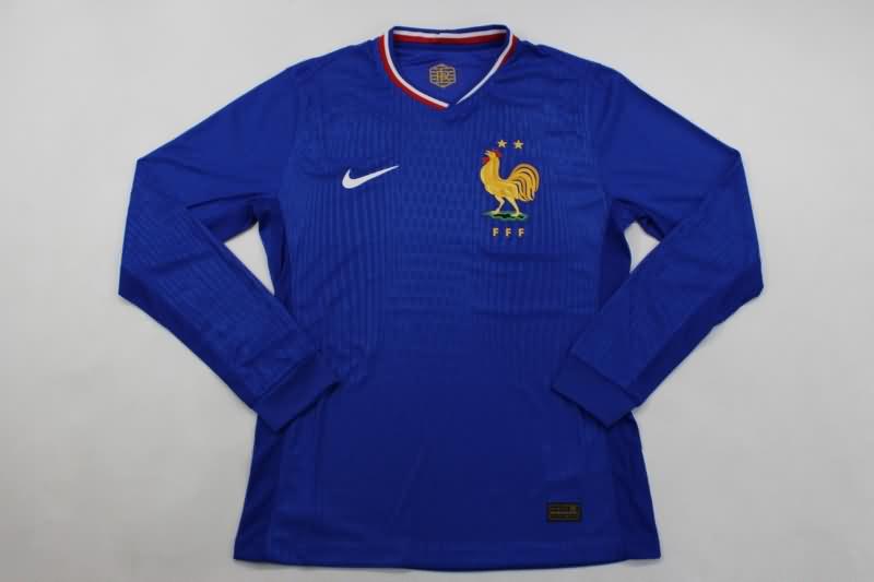 France Soccer Jersey Home Long Sleeve (Player) 2024