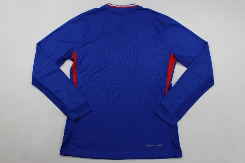 France Soccer Jersey Home Long Sleeve (Player) 2024
