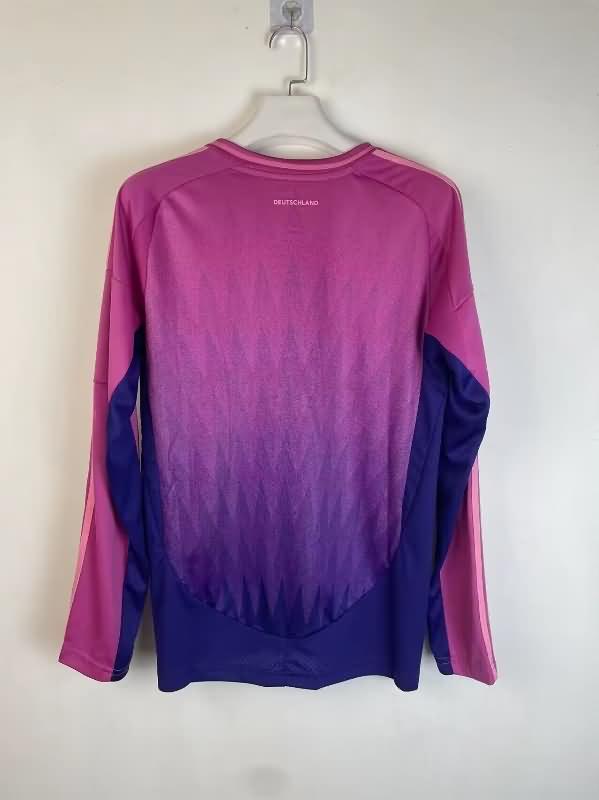 Germany Soccer Jersey Away Long Sleeve Replica 2024