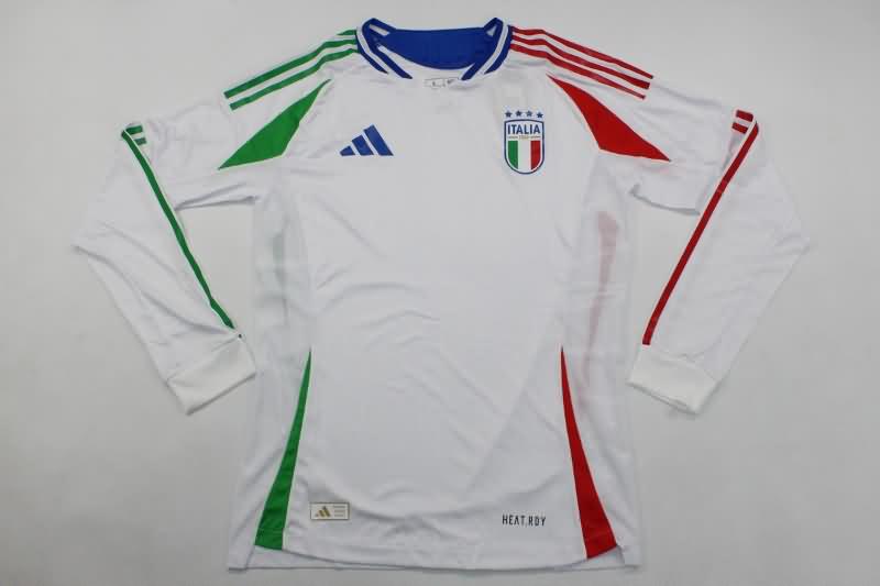 Italy Soccer Jersey Away Long Sleeve (Player) 2024