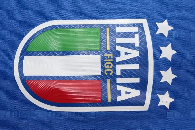 Italy Soccer Jersey Home Long Sleeve (Player) 2024