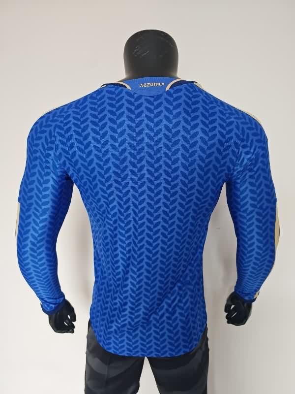 AAA Quality Italy 2026 Home Long Sleeve Soccer Jersey (Player)