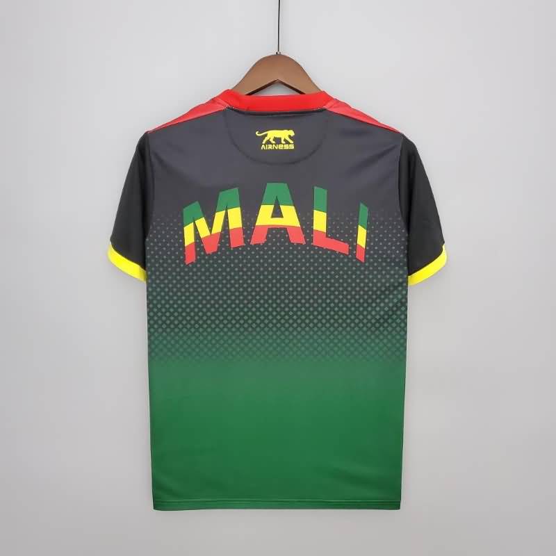 Mali Soccer Jersey Black Green Replica 2022