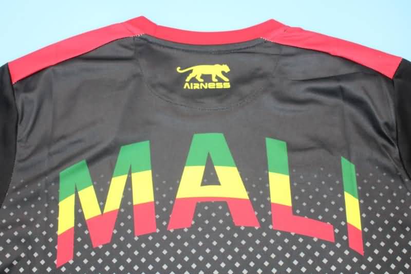 Mali Soccer Jersey Black White Replica 2022