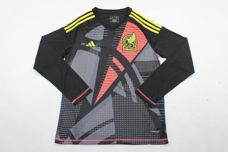 Mexico Soccer Jersey Copa America Goalkeeper Black Long Sleeve Replica 2024