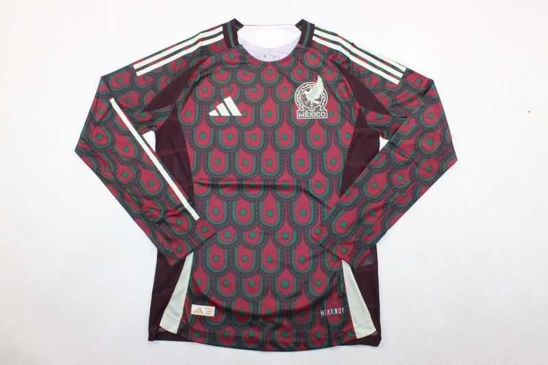 Mexico Soccer Jersey Copa America Home Long Sleeve (Player) 2024