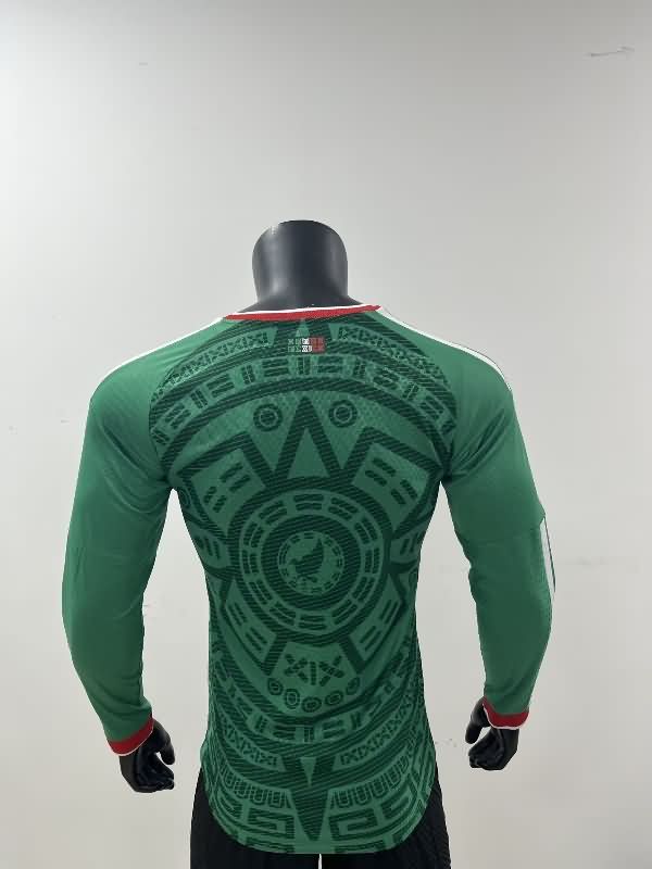 AAA Quality Mexico 25/26 Home Long Sleeve Soccer Jersey (Player)