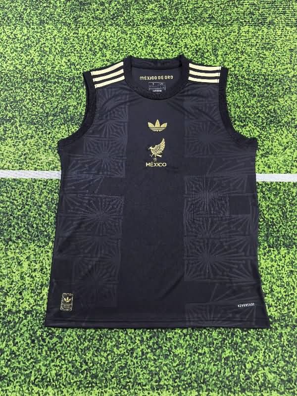 AAA Quality Mexico 2025 Black Vest Soccer Jersey
