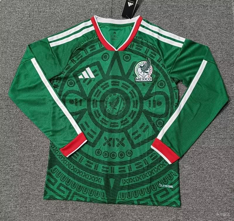 AAA Quality Mexico 2026 World Cup Home Long Sleeve Soccer Jersey