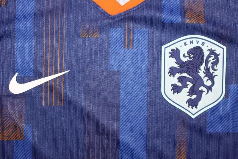 Netherlands Soccer Jersey Away (Player) 2024