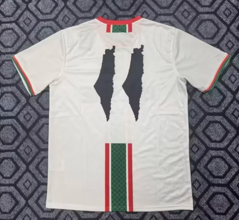 AAA Quality Palestine 2025 White Soccer Jersey