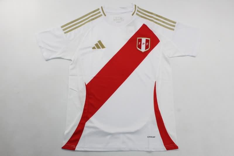 Peru Soccer Jersey Copa America Home Replica 2024