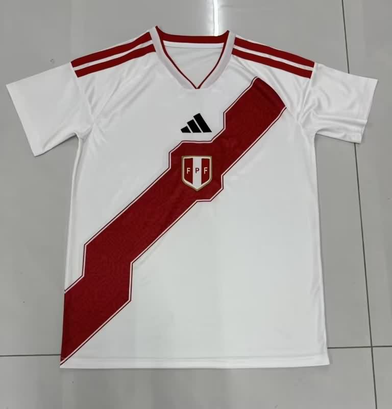 AAA Quality Peru 2026 Home Soccer Jersey AAA Quality Peru 2026 Home Soccer Jersey