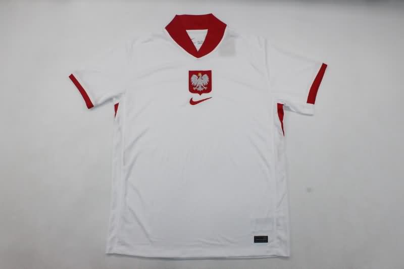 Poland Soccer Jersey Home Replica 2024