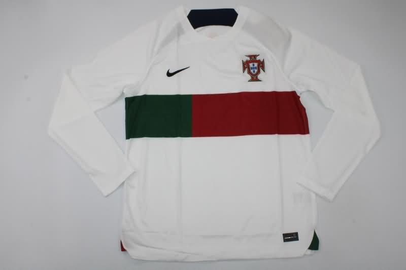 Portugal Soccer Jersey Away Long Slevee Replica 2022 World Cup