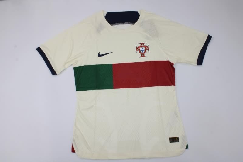 Portugal Soccer Jersey Away 2022 World Cup (Player)
