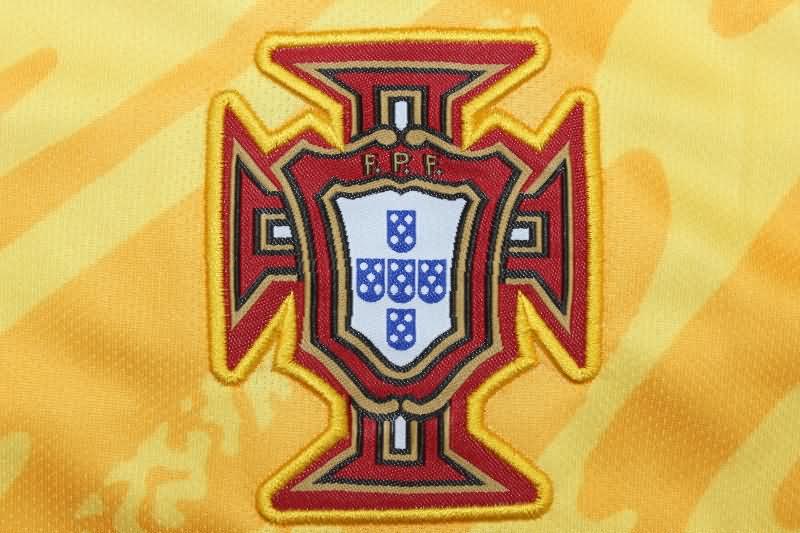 Portugal Soccer Jersey Goalkeeper Yellow Replica 2024