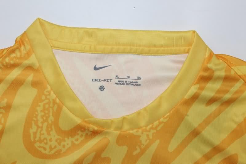 Portugal Soccer Jersey Goalkeeper Yellow Replica 2024