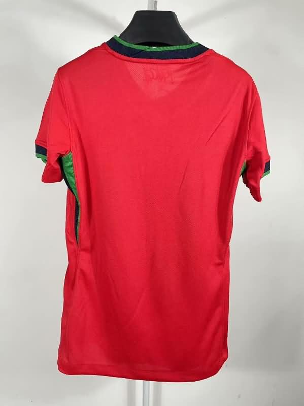 Portugal Soccer Jersey Home Women Replica 2024