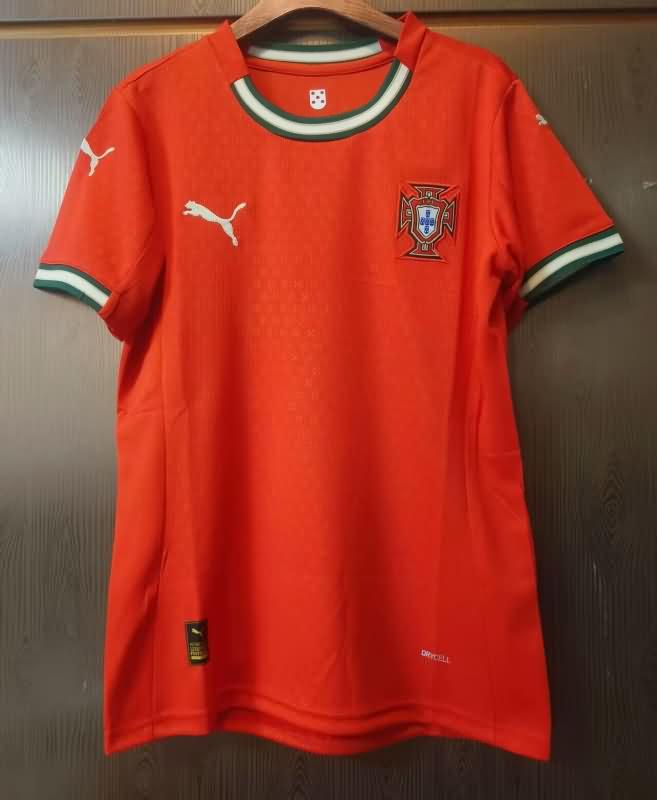 Portugal Soccer Jersey Home Women Replica 2025