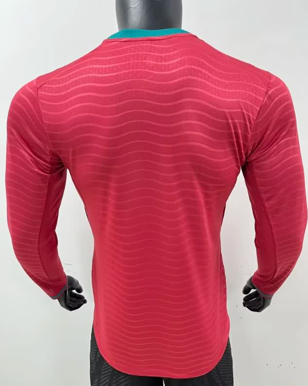 AAA Quality Portugal 2026 World Cup Home Long Sleeve Soccer Jersey (Player)