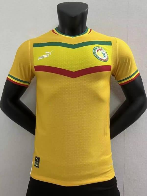 Senegal Soccer Jersey Yellow (Player) 2022