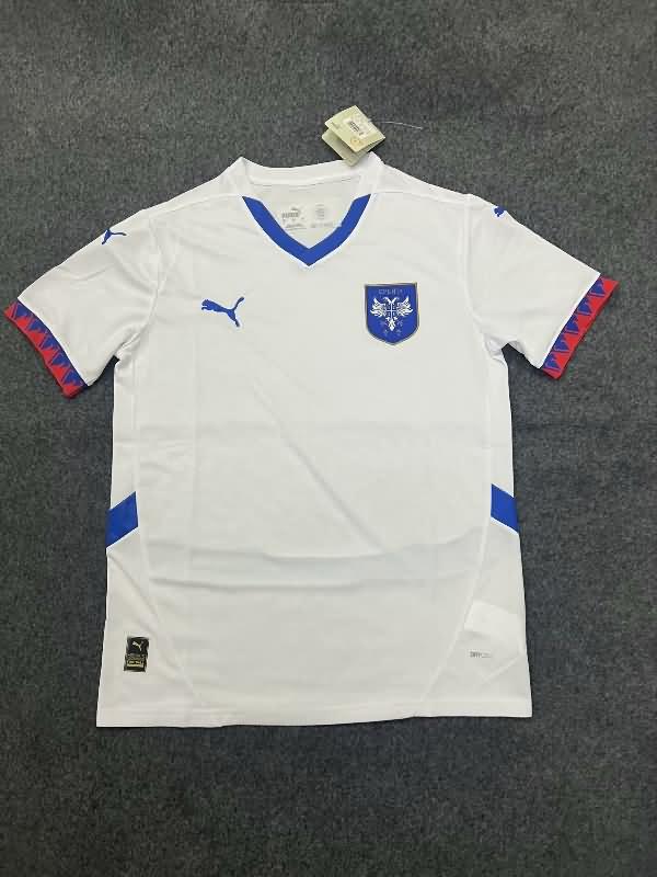 Serbia Soccer Jersey Away Replica 2024