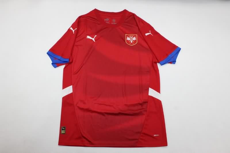 Serbia Soccer Jersey Home Replica 2024