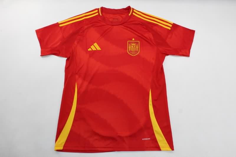 Spain Soccer Jersey Home Replica 2024