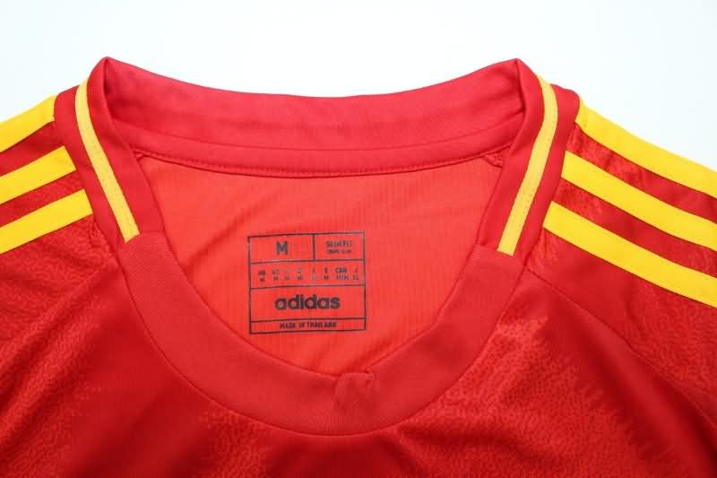 Spain Soccer Jersey Home Long Sleeve Replica 2024