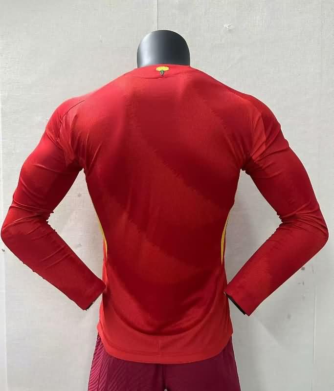 Spain Soccer Jersey Home Long Sleeve (Player) 2024