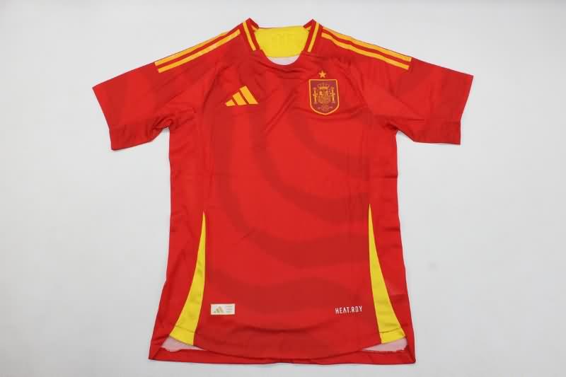 Spain Soccer Jersey Home (Player) 2024