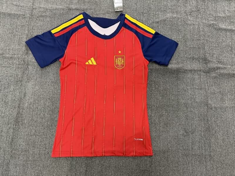 AAA Quality Spain 2026 World Cup Home Women Soccer Jersey AAA Quality Spain 2026 World Cup Home Women Soccer Jersey