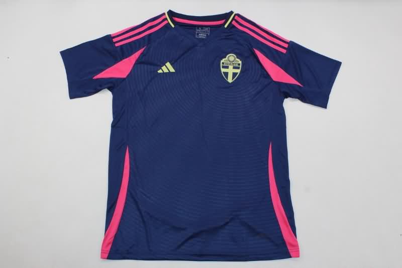 Sweden Soccer Jersey Away Replica 2024