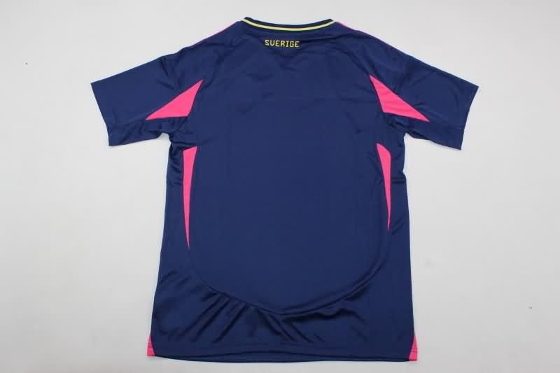 Sweden Soccer Jersey Away Replica 2024