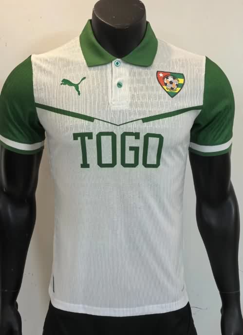 AAA Quality Togo 2025 White Soccer Jersey (Player) AAA Quality Togo 2025 White Soccer Jersey (Player)