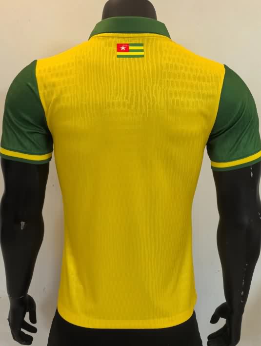 AAA Quality Togo 2025 Yellow Soccer Jersey (Player)