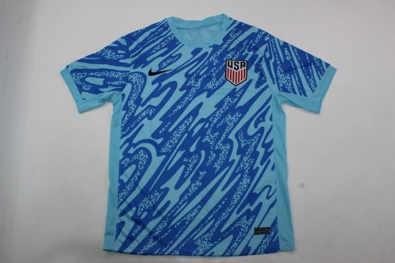 USA Soccer Jersey Goalkeeper Blue Replica 2024