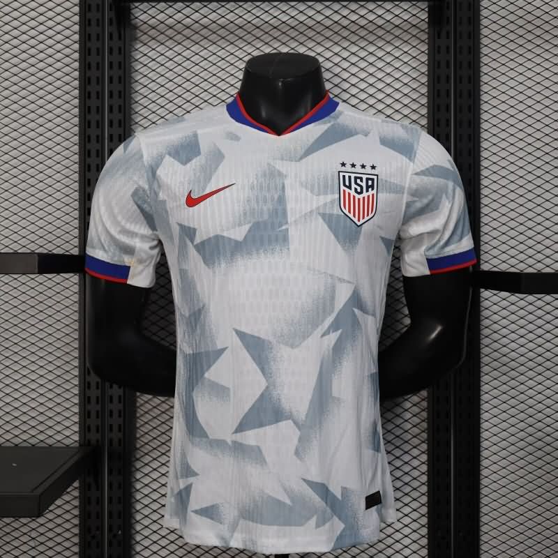 AAA Quality USA 2025 Home Soccer Jersey (Player)