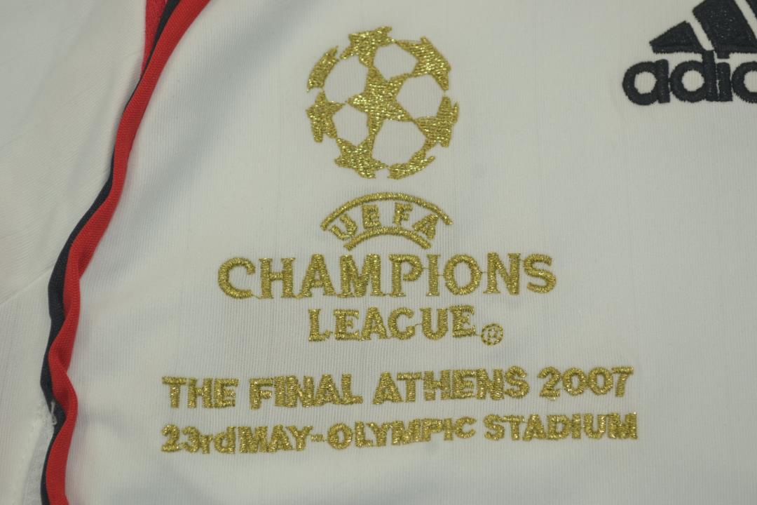 AC Milan Soccer Jersey Away Final Retro Replica 2006/07