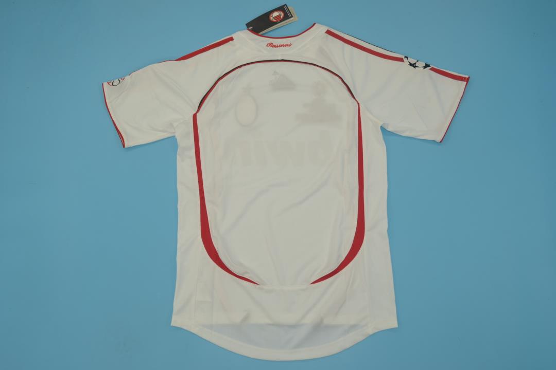 AC Milan Soccer Jersey Away Final Retro Replica 2006/07