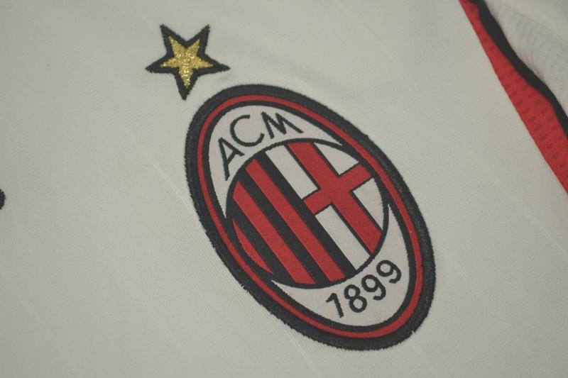 AC Milan Soccer Jersey Away Final Long Retro Replica 2006/07