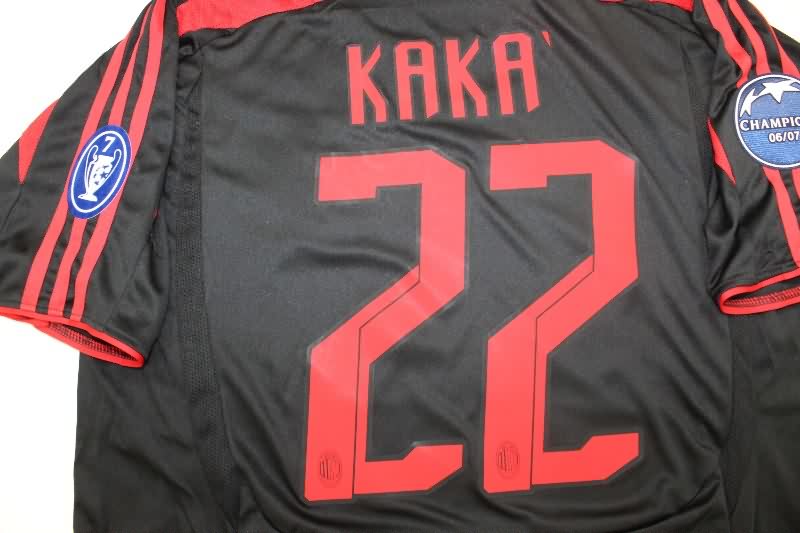 AC Milan Soccer Jersey Third Retro Replica 2007/08