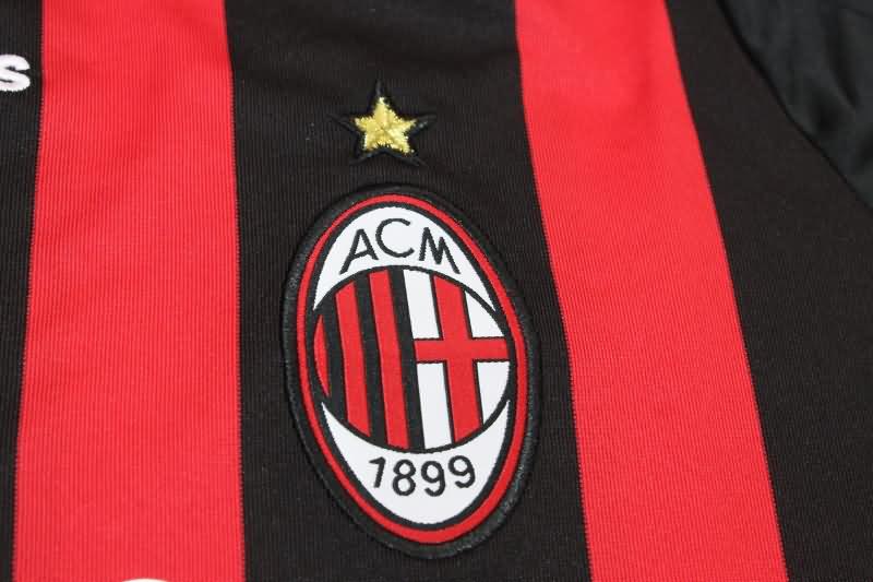 AC Milan Soccer Jersey Home Retro Replica 2008/09