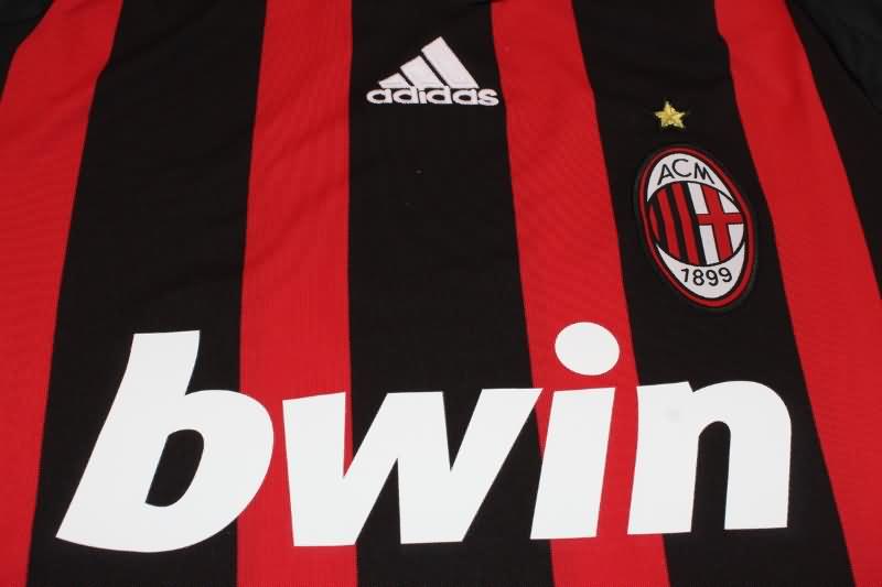 AC Milan Soccer Jersey Home Retro Replica 2008/09