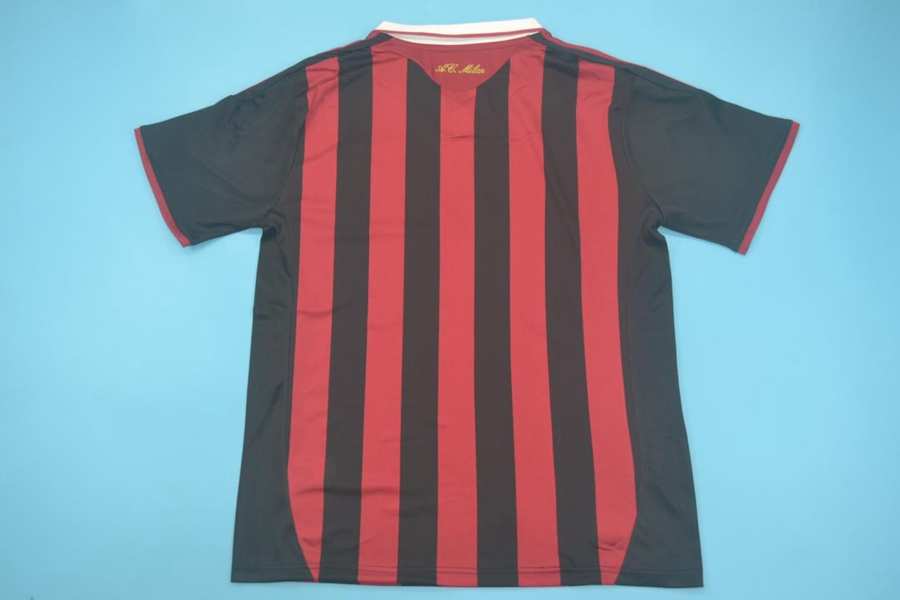 AC Milan Soccer Jersey Home Retro Replica 2009/10