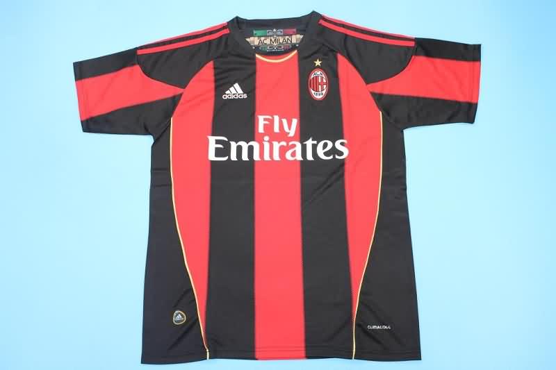 AC Milan Soccer Jersey Home Retro Replica 2010/11