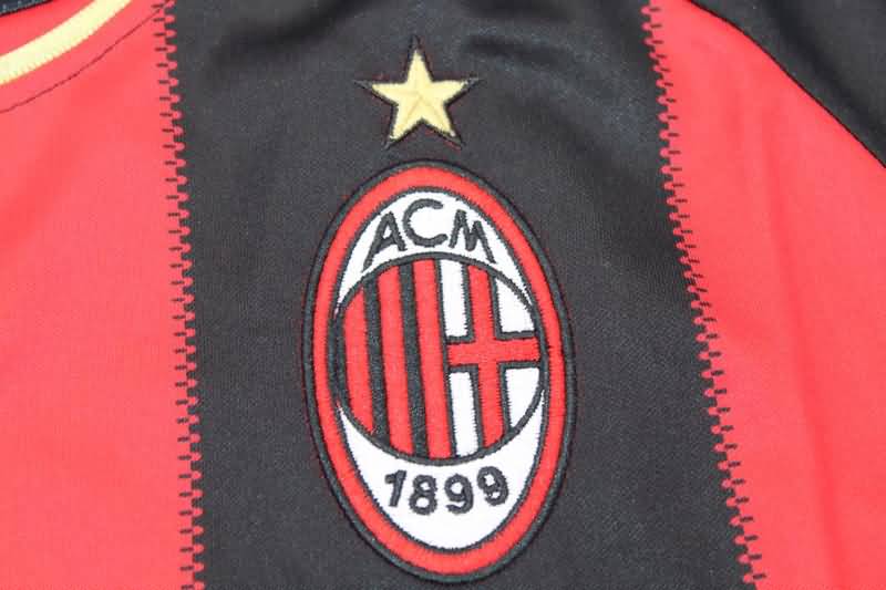 AC Milan Soccer Jersey Home Retro Replica 2010/11