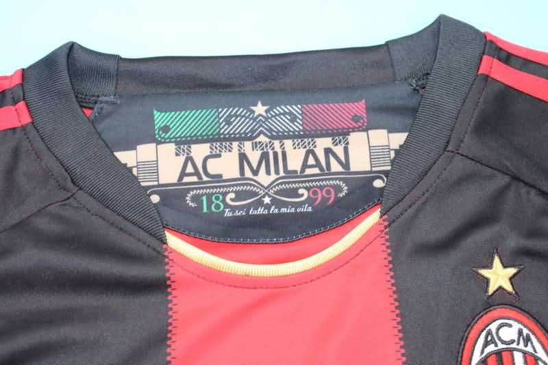 AC Milan Soccer Jersey Home Retro Replica 2010/11