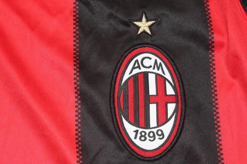 AC Milan Soccer Jersey Home Long Sleeve Retro Replica 2010/11